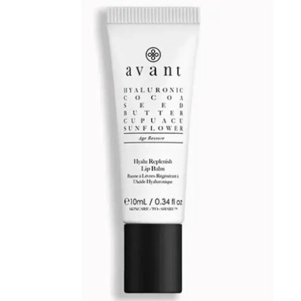 Avant Skincare Hyalu Replenish Lip Balm Hyaluronic Cocoa Butter Argan Oil 10ml